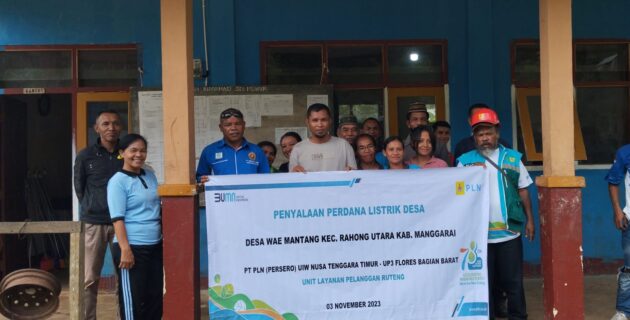 PLN Wujudkan Kerinduan Listrik Warga Desa Wae Mantang, Manggarai