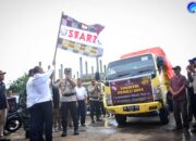 Bupati Hery Lepas Distribusi Logistik Pemilu 2024 ke TPS