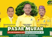 DPD II Golkar Manggarai Hadirkan Pasar Murah dan Pengobatan Gratis bagi Warga