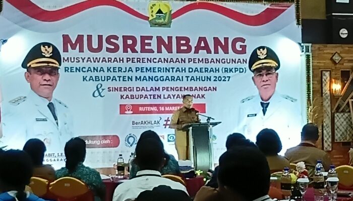 Manggarai Targetkan Daya Saing Daerah Naik, RKPD 2027 Fokus pada Sektor Unggulan