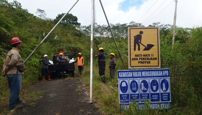 Komitmen Membangun Energi Bersih, PLN Mulai Tahap Uji Tanah Jalan Ponggeok–Wewo