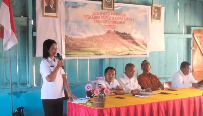 Sosialisai Program Desa Cantik BPS Kabupaten Manggarai Disambut Baik Oleh Pemerintah Desa Wae Ri’i