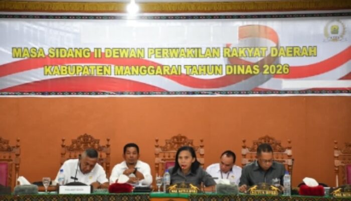 Sidang Paripurna DPRD, Pemkab Manggarai Tegaskan Komitmen Dorong Investasi dan Industri