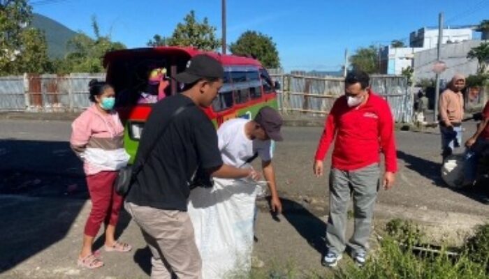 Gerakan Indonesia ASRI, Pemkab Manggarai Aksi Bersih Sampah Plastik di Kota Ruteng