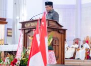 Bupati Hery Nabit Ajak Semua Elemen Bersatu Wujudkan Kedaulatan, Keadilan, dan Kemakmuran di Misa Kenegaraan HUT RI ke-81