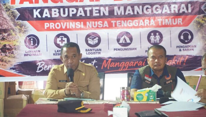 Evaluasi Status Tanggap Darurat, Bupati Manggarai Kedepankan Data dan Kondisi Masyarakat