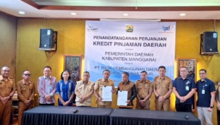 Dukung Percepatan Pembangunan Manggarai, Bank NTT Kucurkan Pinjaman Daerah Rp46 Miliar
